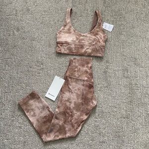 Lululemon bra and leggings set